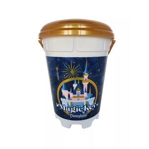 Disneyland Resort Popcorn Bucket Magic Key Holder Castle Multicolor New